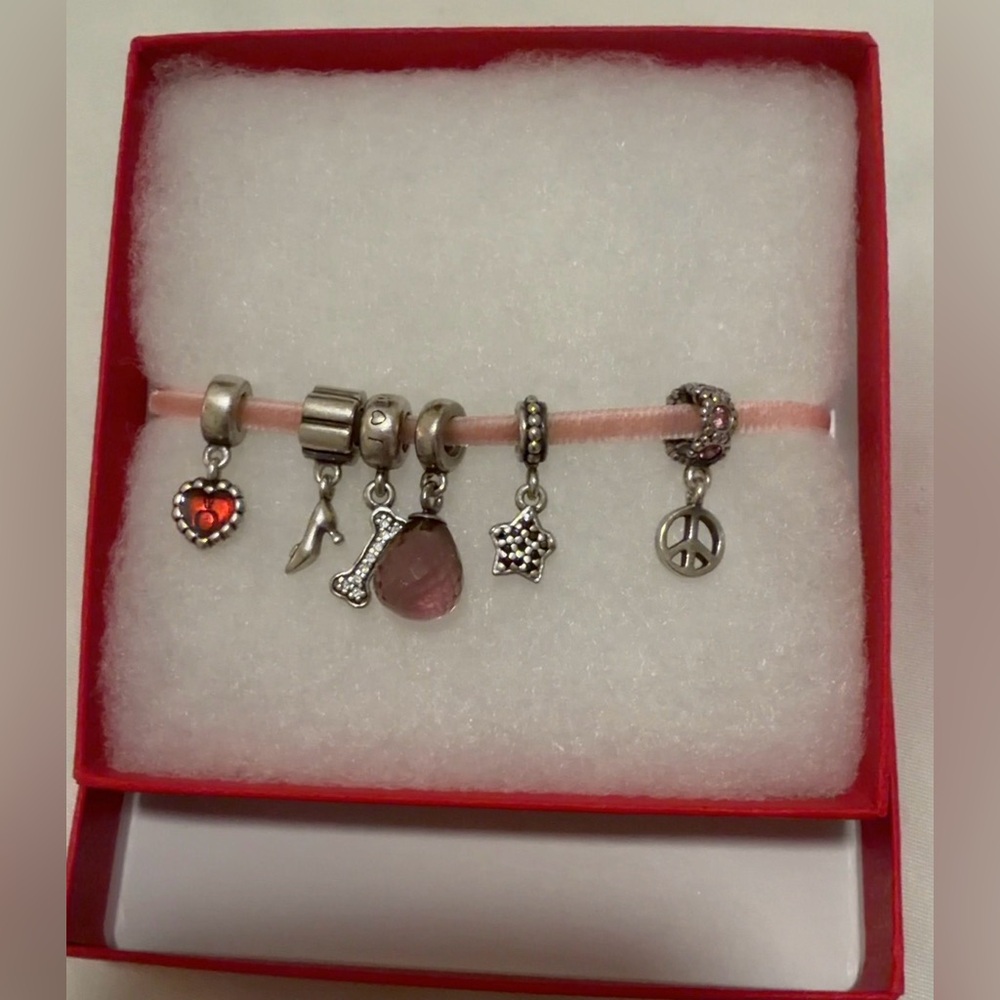Pandora Elegant Silver Charm Bracelet Set - Picture 3 of 8